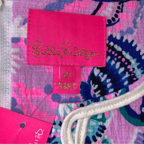 COPY - Lilly Pulitzer Cathy Shift in Exotic Garden Size 12 - Picture 7 of 16